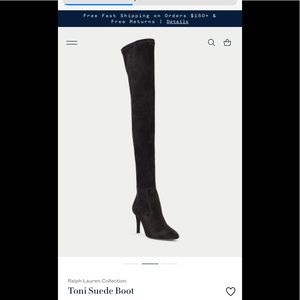 Toni suede boot (Ralph Lauren )
